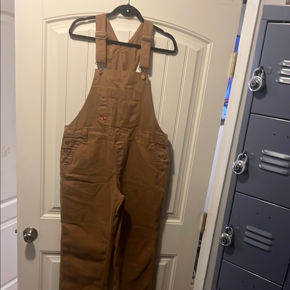 Dickies Tan Jumpsuit Durable Cotton Blend